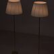 Pair of brass floor lamps by ASEA Belysning, Sweden, 1950s