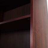 Bibliothèque en acajou, design danois, années 1970, production : Danemark
