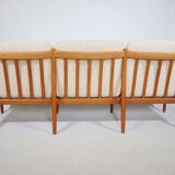 Danish Design Teak Sofa Couch Three-Seater by Svend Aage Eriksen for Glostrup, 1960s
