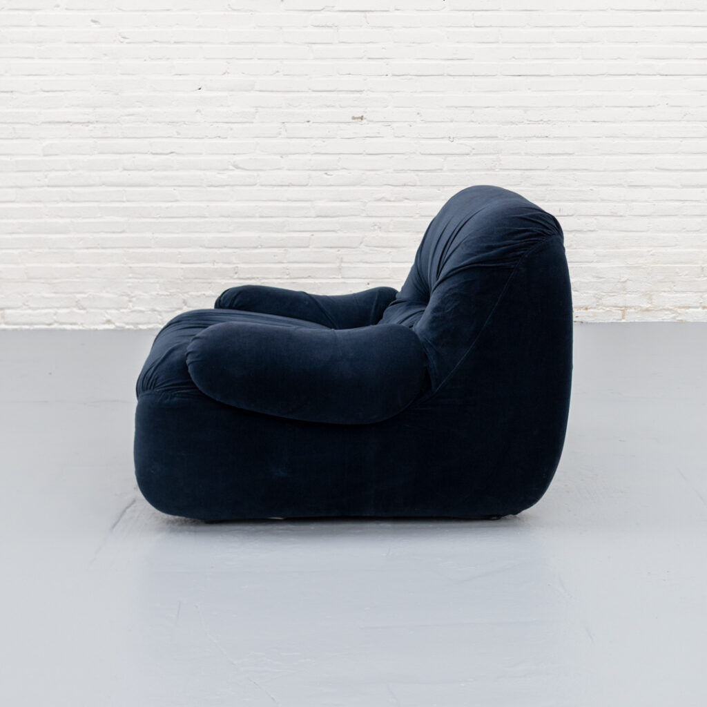 Malu lounge chair by Diego Mattu for 1P Italy 1970s