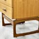 Midcentury G Plan Quadrille Teal Tallboy / Chest Of Drawers. Vintage Modern