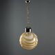 Vintage ceiling light in chrome metal and glass, design, Italy, 1960s