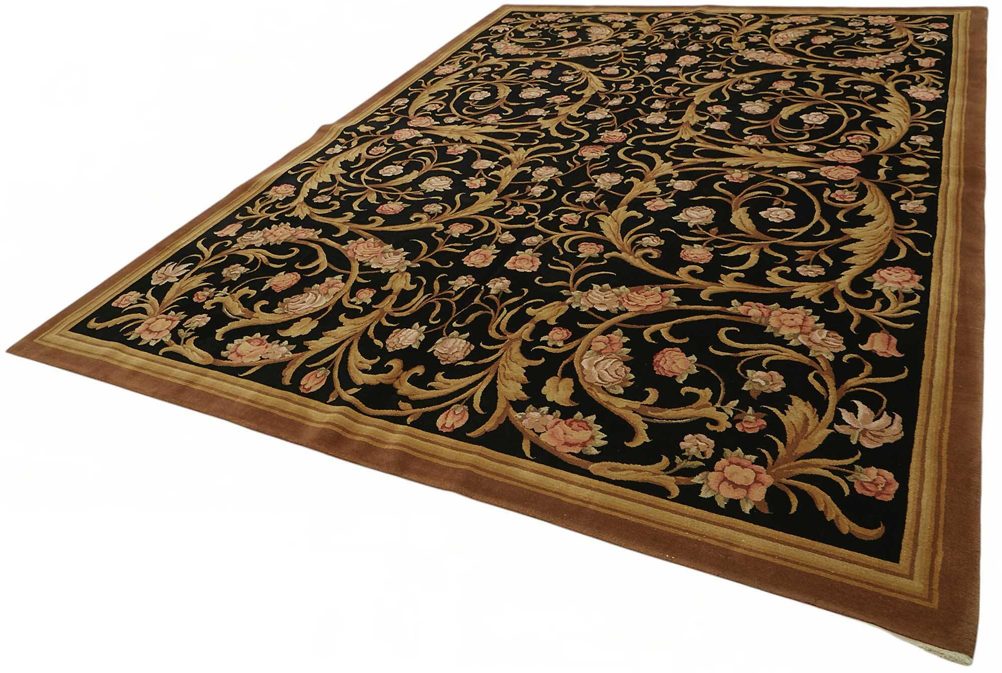 Turkish Handknotted Wool Oushak Rug 274 cm x 375 cm