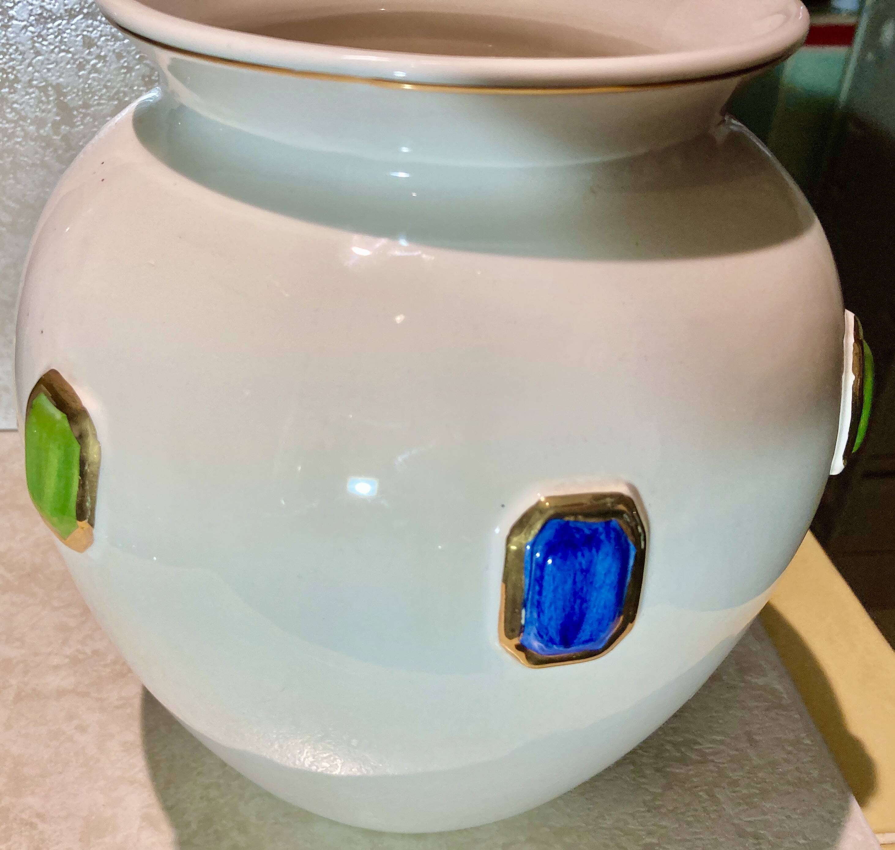 Large art deco modernist ceramic vase