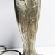 Vintage style pewter lamp base, potstainiers hutois