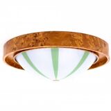 Unique Art Deco ceiling lamp, Poland, 1950s.