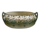 Faience planter by K.G. Lunéville and St Clément floral decoration