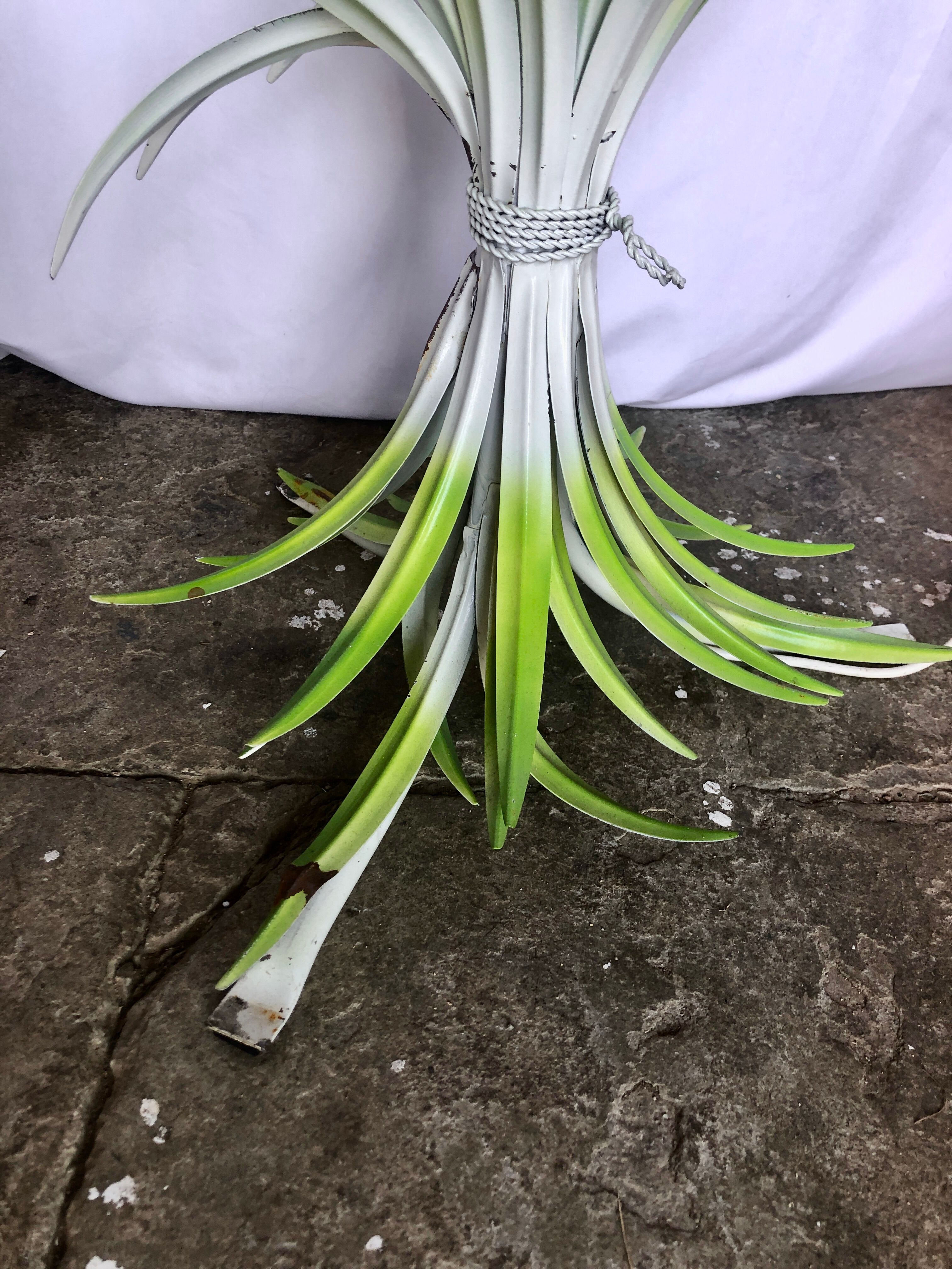 Floor lamp bouquet of summer flowers