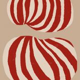 Abstract stripes giclee print, 50x70cm