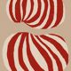 Abstract stripes giclee print, 50x70cm