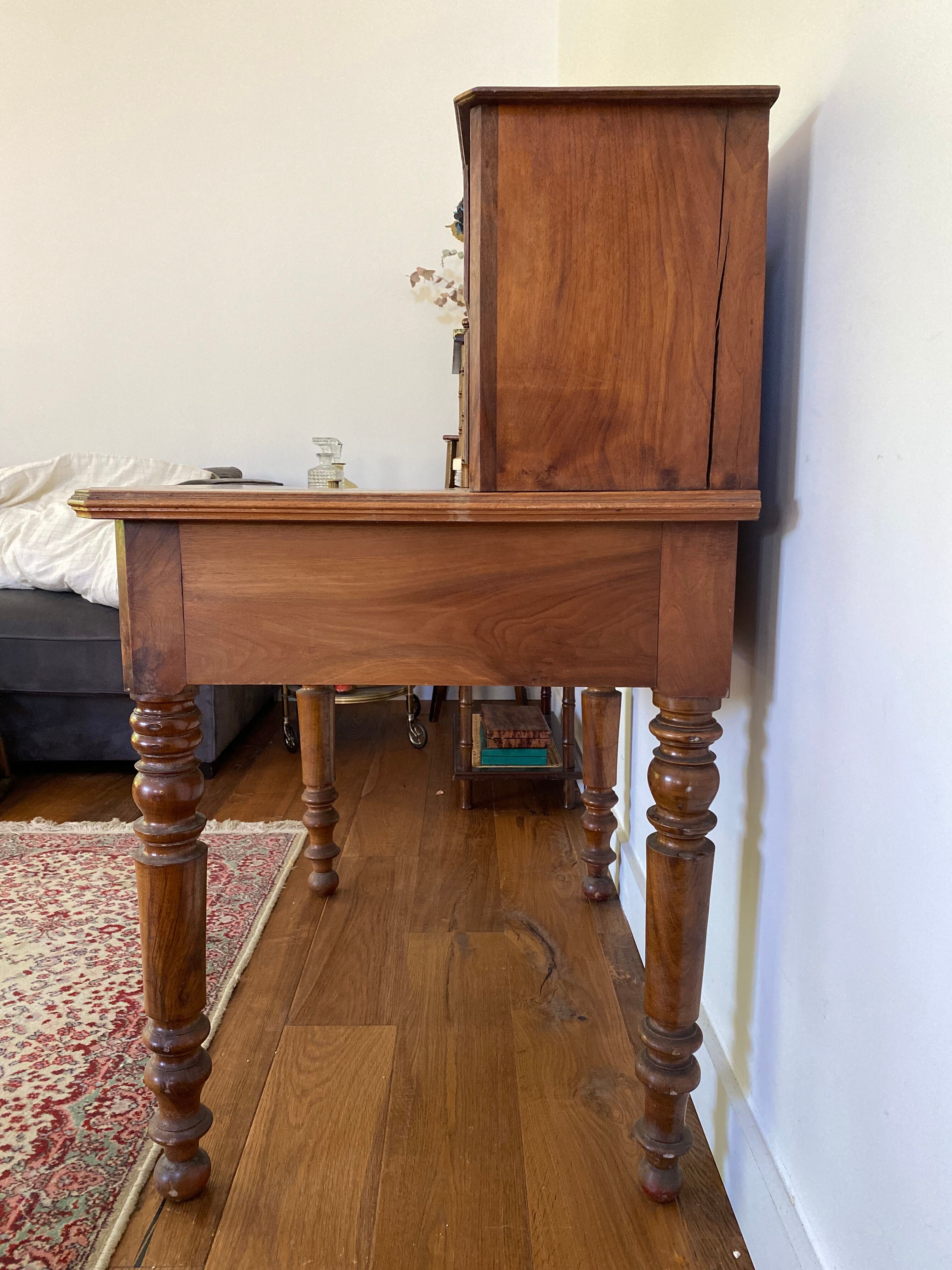 Vintage antique wooden desk