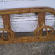 Cloakroom hangers old Wicker of the 1970s