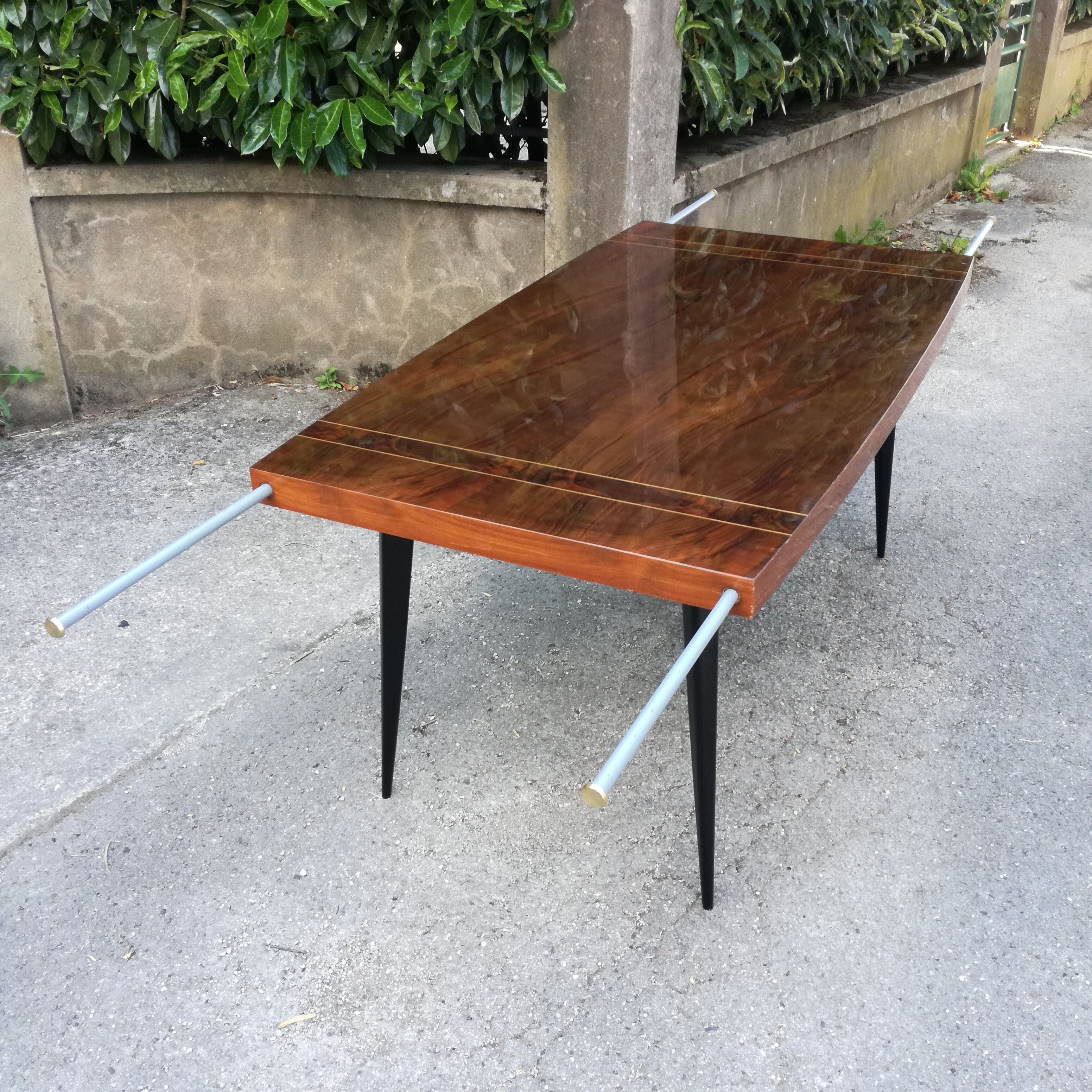 Walnut table 1950s