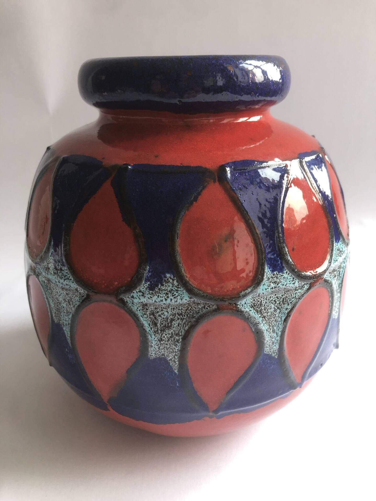 Vase en céramique allemand 1970