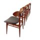 Louis van Teeffelen “Kastrup” dining chairs for Wébé – set of 4