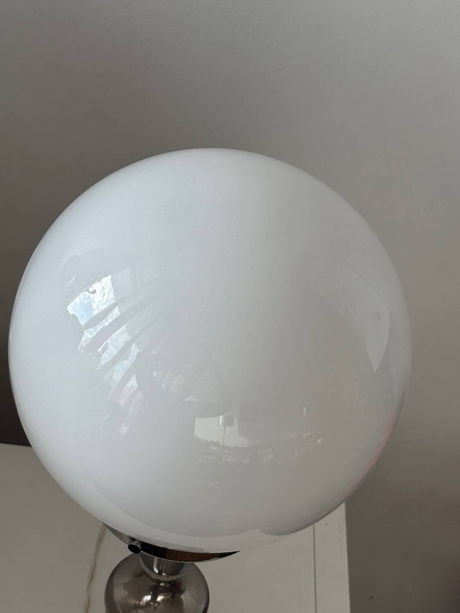 Chrome Space Age lamp