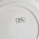 Assiettes plates Salins France