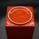 Pots Spagnolo pour Sicart 2 orange et blanc 1970s
