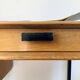 Modernist 50s oak metal desk