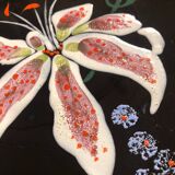 Longwy enamel decorative plate