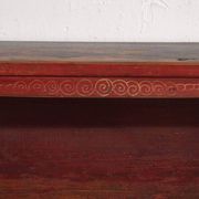 Antique low elm wood furniture – China, around 1900