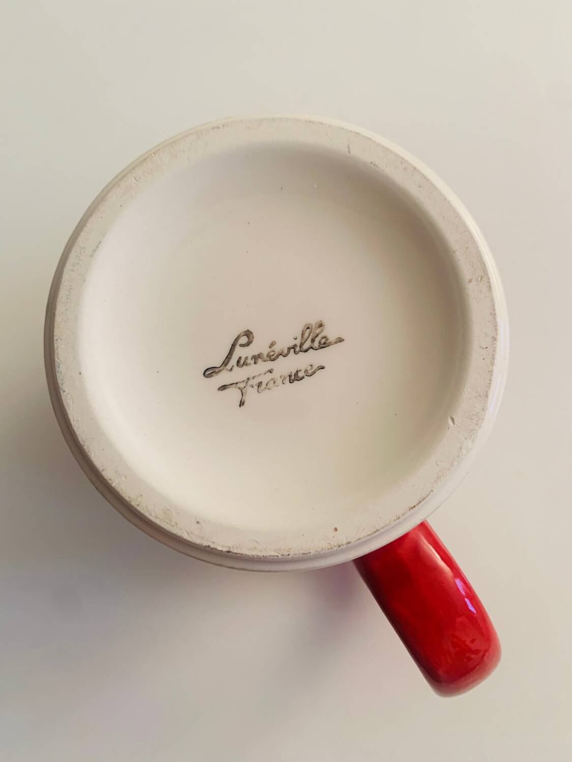 Lunéville porcelain coffee/tea service - "Poppy" collection