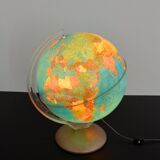 Terrestrial globe, illumina italy 1960s XL format
