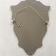 Old bevelled/chiseled mirror 39x57cm