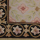 Handmade Wool Needlepoint Rug Traditional Floral Runner Rug- 76x183cm