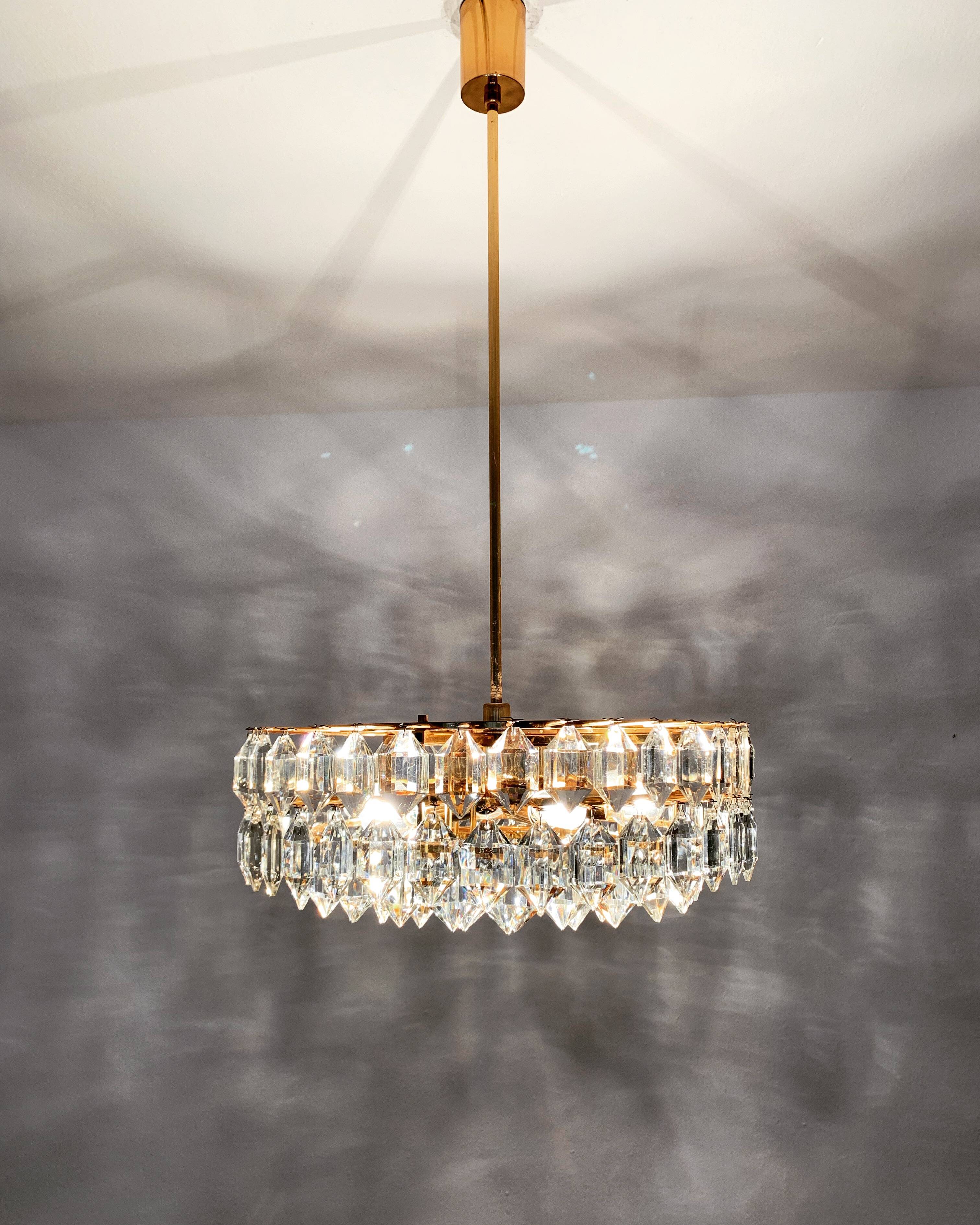 Lustre en cristal de Bakalowits
