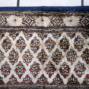 Tapis vintage en soie fait main Sivas 30cm x 66cm - 1C1011