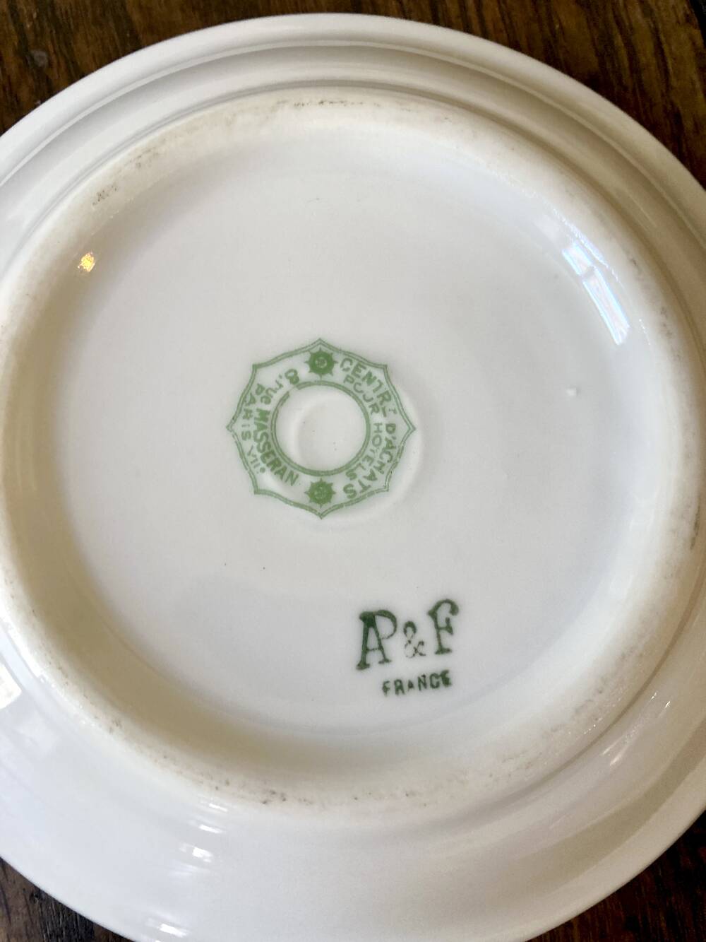 Coupelles de bistrot en porcelaine, Début XXe siècle