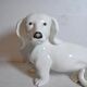 Ceramic dachshund from the 1980s.