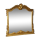Italian gilded mirror made of wood and plaster 119x117cm
