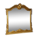 Italian gilded mirror made of wood and plaster 119x117cm