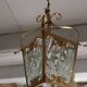 Glass and brass suspension