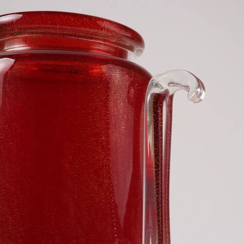 Vase vintage en verre de Murano Italie années 1970 original