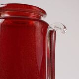 Vase vintage en verre de Murano Italie années 1970 original