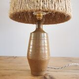 Sandstone lamp and rope