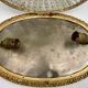 Plafonnier ancien cristal et bronze 1900