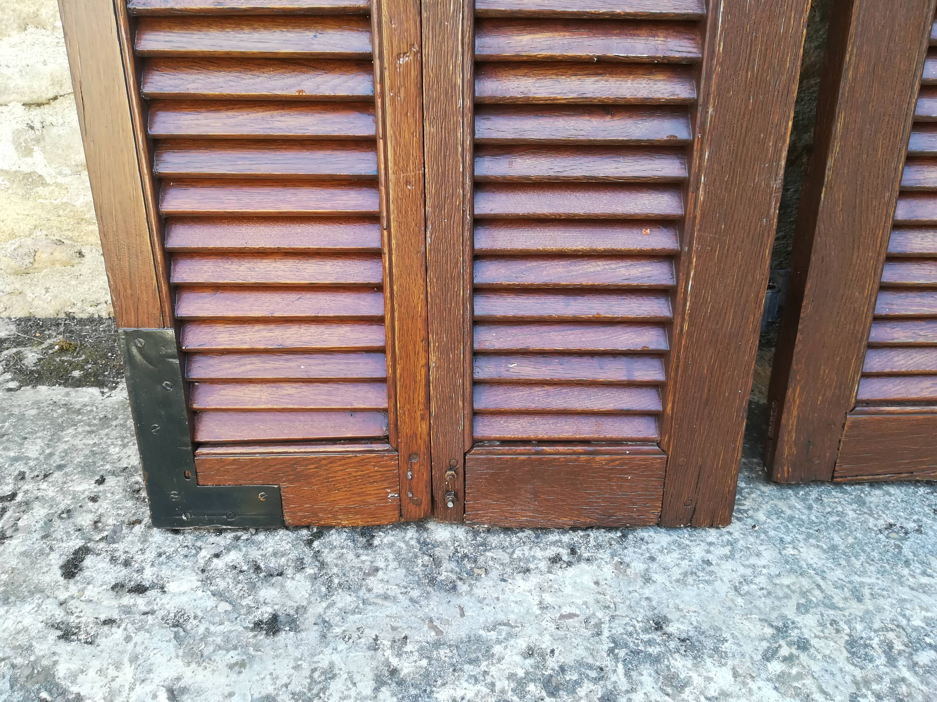 Oak shutters