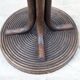 Rattan coat rack