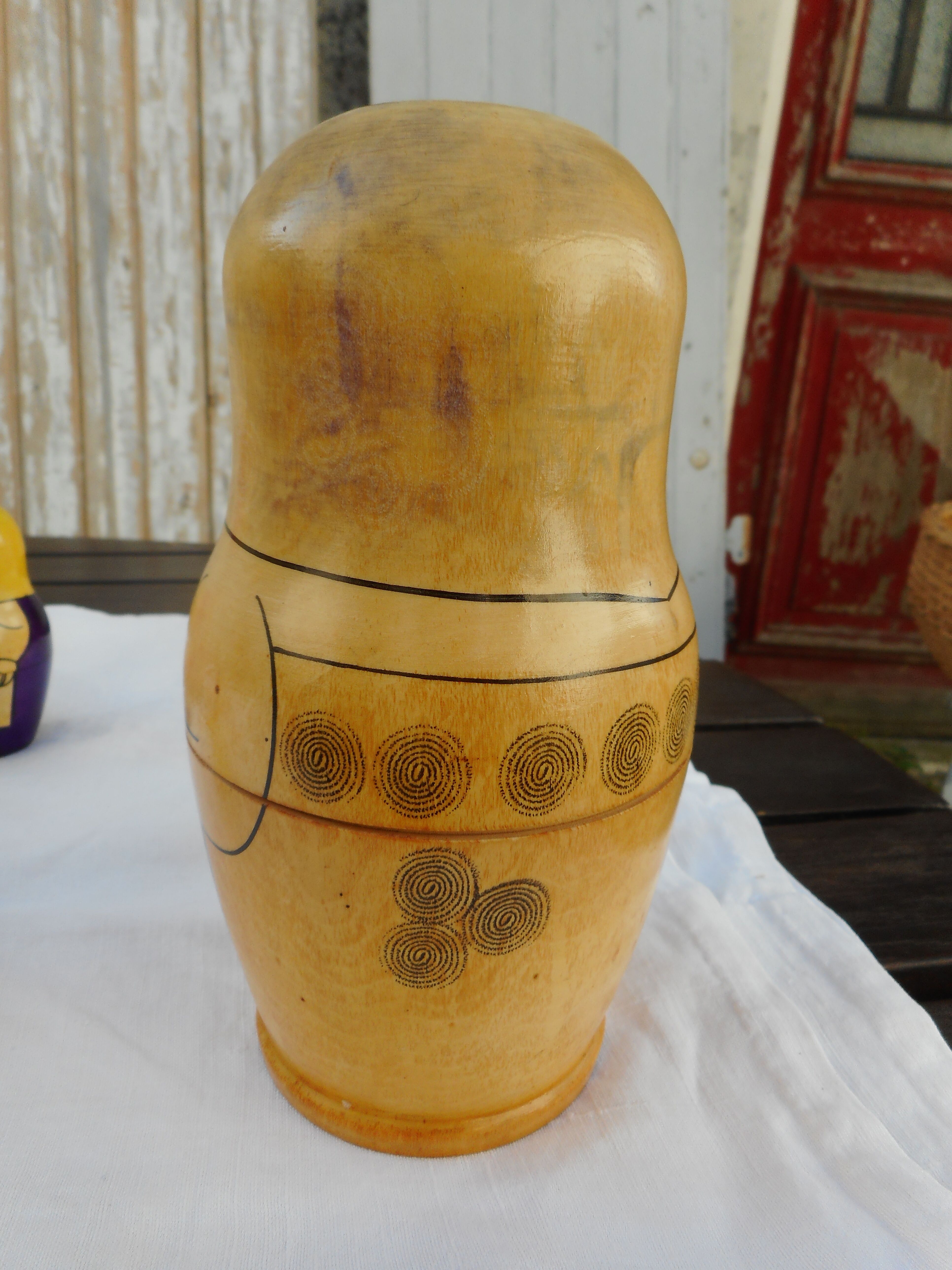 Set of ten Russian dolls "matriochka"