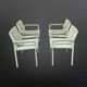 Set of 4 leather dining chairs by Jacques Toussaint and Patrizia Angeloni for Matteo Grassi. Italy 1