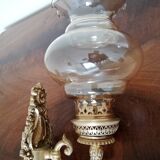 Golden wall lamp