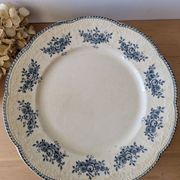 Lot of 10 old Badonviller Richelieu ironstone plates