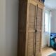 Armoire motif persienne et crémone métal