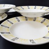 12 soup plates of the 1950s suite