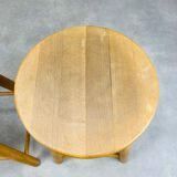 Pair of vintage wooden stools