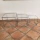 Set of 3 ISOCELE nesting tables. Max SAUZE. 1970.